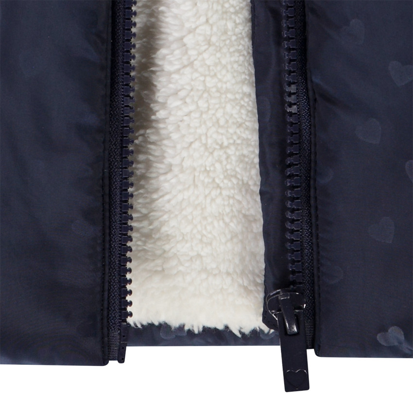 Doudoune grand froid avec capuche fantaisie pour bébé fille Main Doudoune grand froid avec capuche fantaisie pour bébé fille