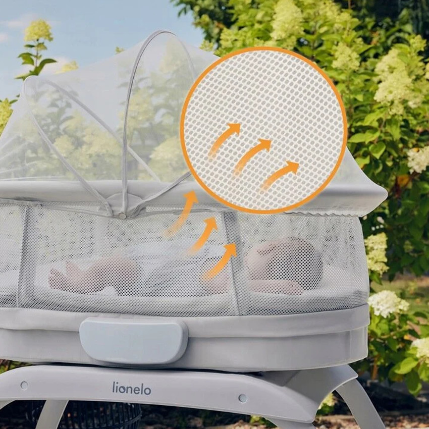 Hλεκτρικό Λίκνο με Ενσωματωμένη Ζυγαριά Coral White Lionelo  