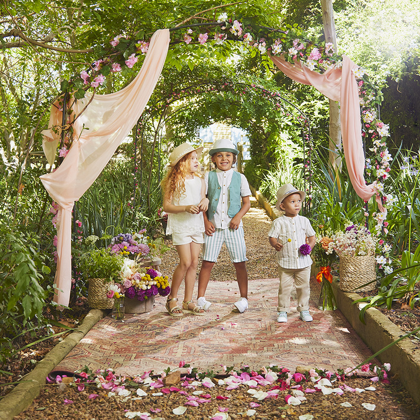 Πουκάμισο κοντομάνικο μονόχρωμο με γιακά mao για αγόρι 