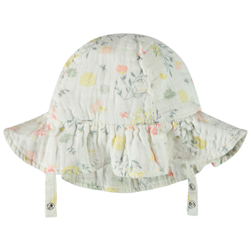 Σαλοπέτα με σχέδιο λουλούδια για μωρό κορίτσι 