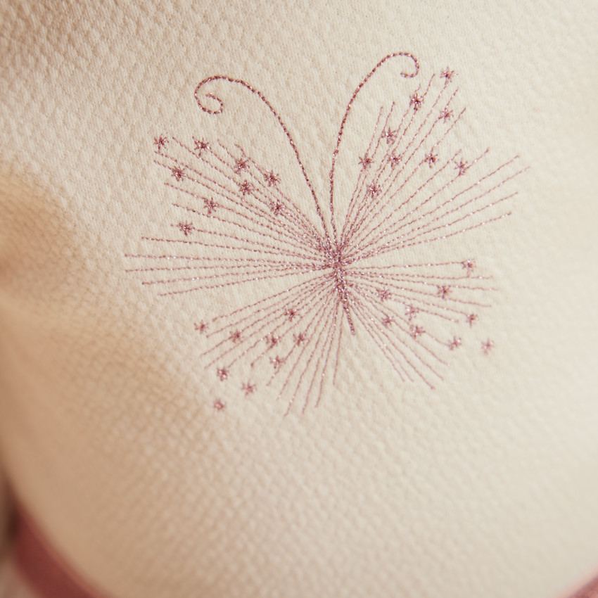 Robe effet 2 en 1 avec jupon en tulle pour bébé fille 