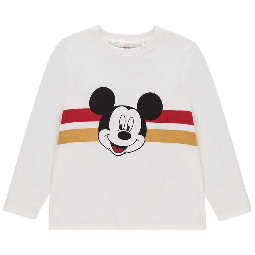 T-shirt μακρυμάνικο με οργανικό βαμβάκι σχέδιο Mickey Disney Main T-shirt μακρυμάνικο με οργανικό βαμβάκι σχέδιο Mickey Disney