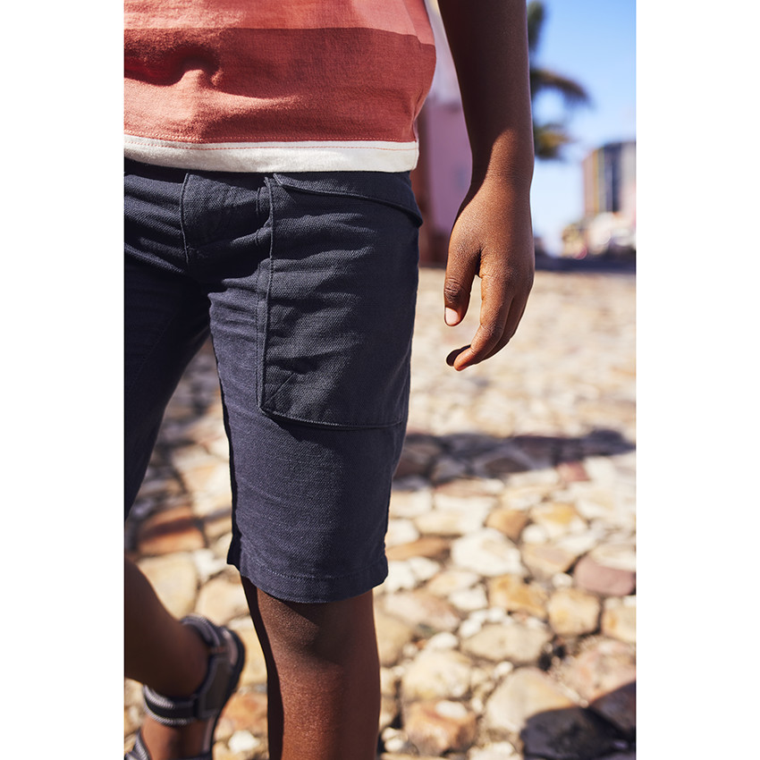 Βερμούδα με maxi τσέπες soufflées για αγόρι 