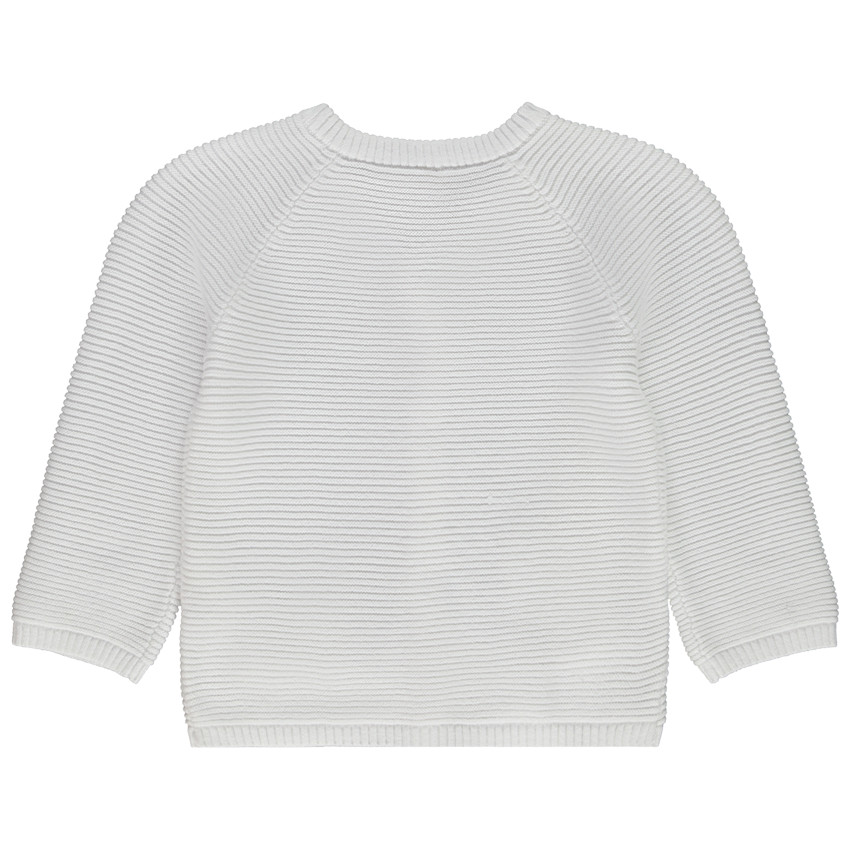 Ζακέτα πλεκτό φαντεζί μονόχρωμο για bebe αγόρι 