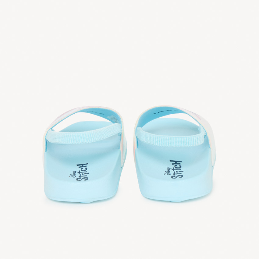 Σανδάλια με ιριδίζουσα απόχρωση Stitch & Angel Disney για κορίτσι - με λουράκι ανάλογα με το νούμερο. 