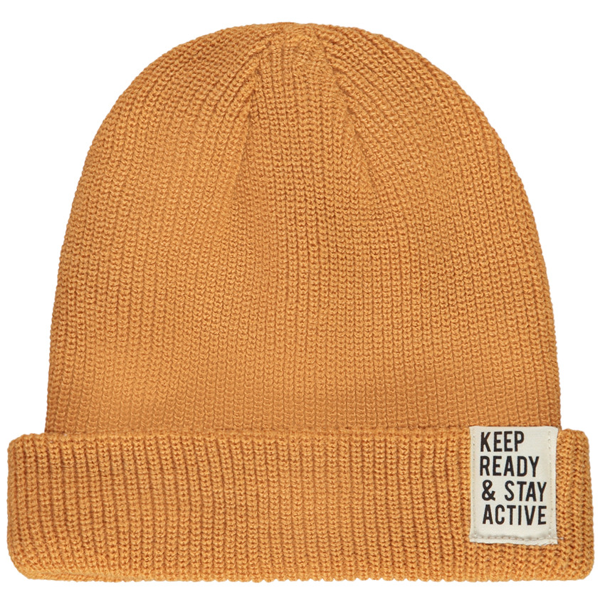 Σκουφί από πλεκτό με ραβδώσεις για αγόρι 