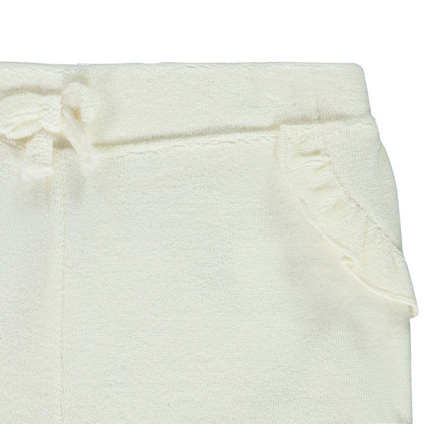 Σορτς μονόχρωμο από σφουγγάρι με βολάν και φιόγκο για bebe κορίτσι  Additional Σορτς μονόχρωμο από σφουγγάρι με βολάν και φιόγκο για bebe κορίτσι