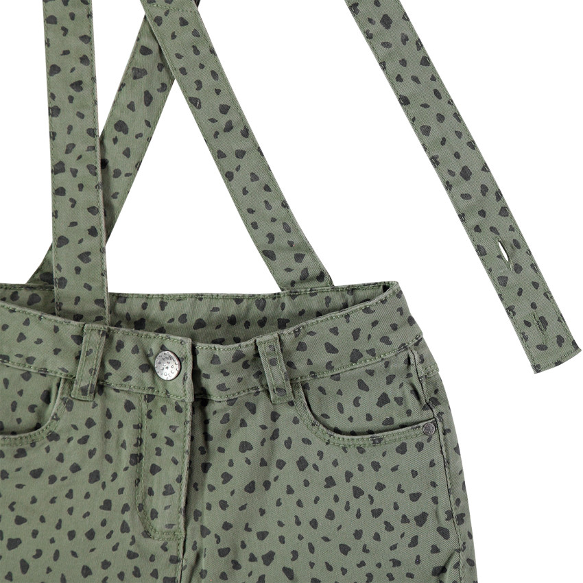 Σόρτς εμπριμέ με τιράντες    