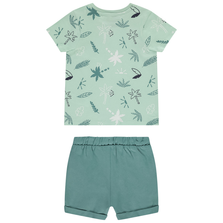 "Σέτ 2 τμχ. με σχέδιο φοίνικες για μωρό αγόρι" 