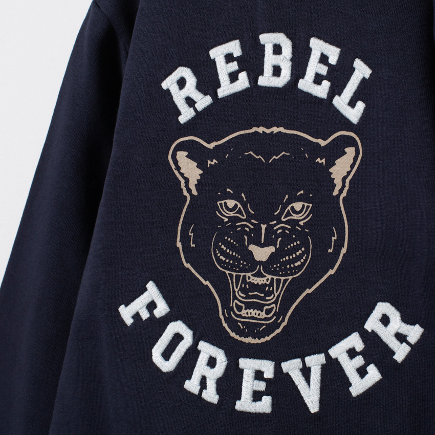 Gilet à capuche en molleton  