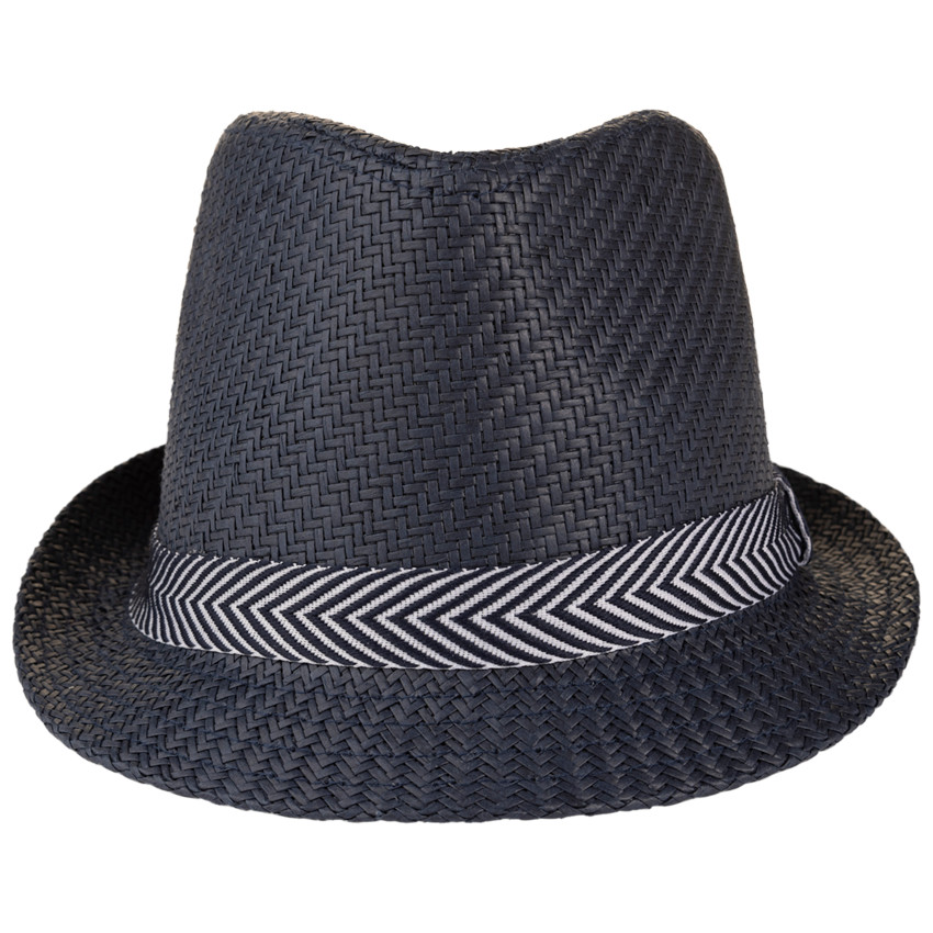 Καπέλο Borsalino πλεκτό με τρέσα για μωρό αγόρι 