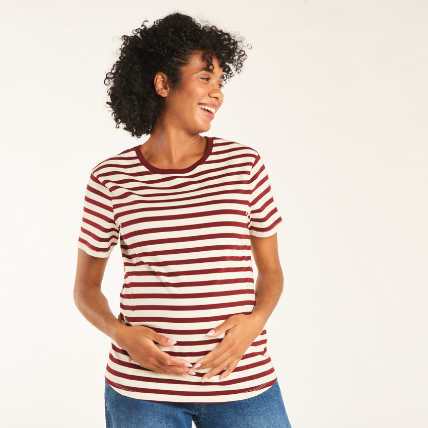 T-shirt με κοντά μανίκια για θηλασμό για γυναίκες 