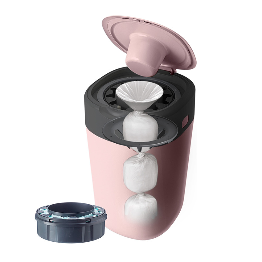 Κάδος απόρριψης πάνας Twist & Click Ροζ  Additional Κάδος απόρριψης πάνας Twist & Click Ροζ