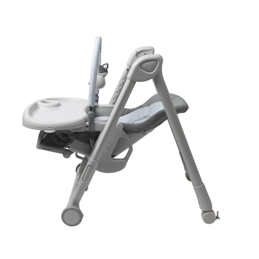 Πολυλειτουργική ρυθμιζόμενη καρέκλα φαγητού Harper γκρι 