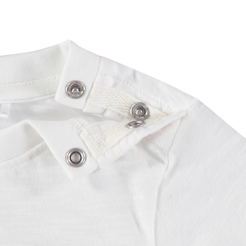 T-shirt manches longues en coton bio print Mickey Disney et bandes 