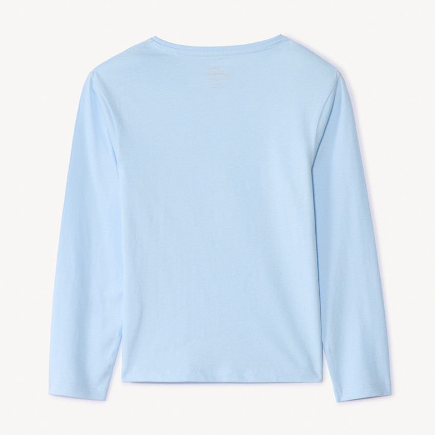 Μακρυμάνικο μπλουζάκι jersey με foil print Lilo & Stitch Disney για κορίτσι 