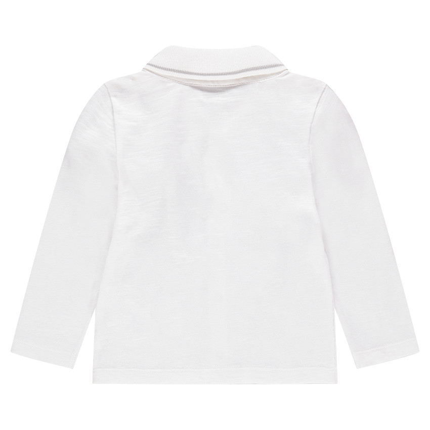 Μακρυμάνικο πόλο από ζέρσεϊ slub με τυπωμένο κάκτο 