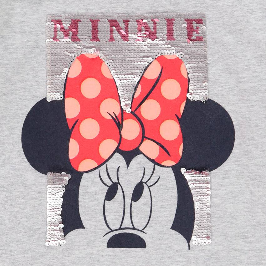 T-shirt μακρυμάνικο Minnie Disney με παγιέτες για κορίτσι Main T-shirt μακρυμάνικο Minnie Disney με παγιέτες για κορίτσι