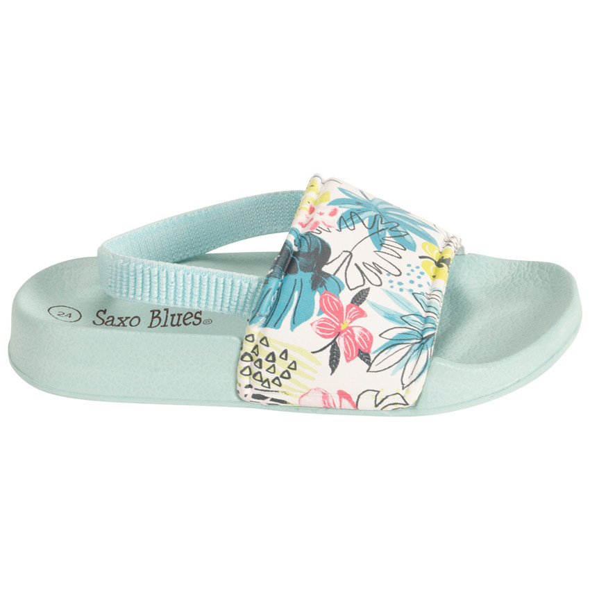 Μουλς με λουράκι και print feuillage για κορίτσι με λουράκι ανάλογα με την ηλικία 