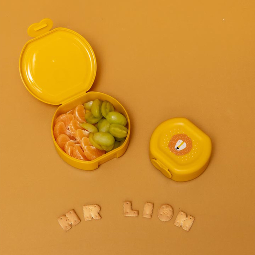 Σετ από 2 gigogne lunchbox κίτρινες Mr. Lion 