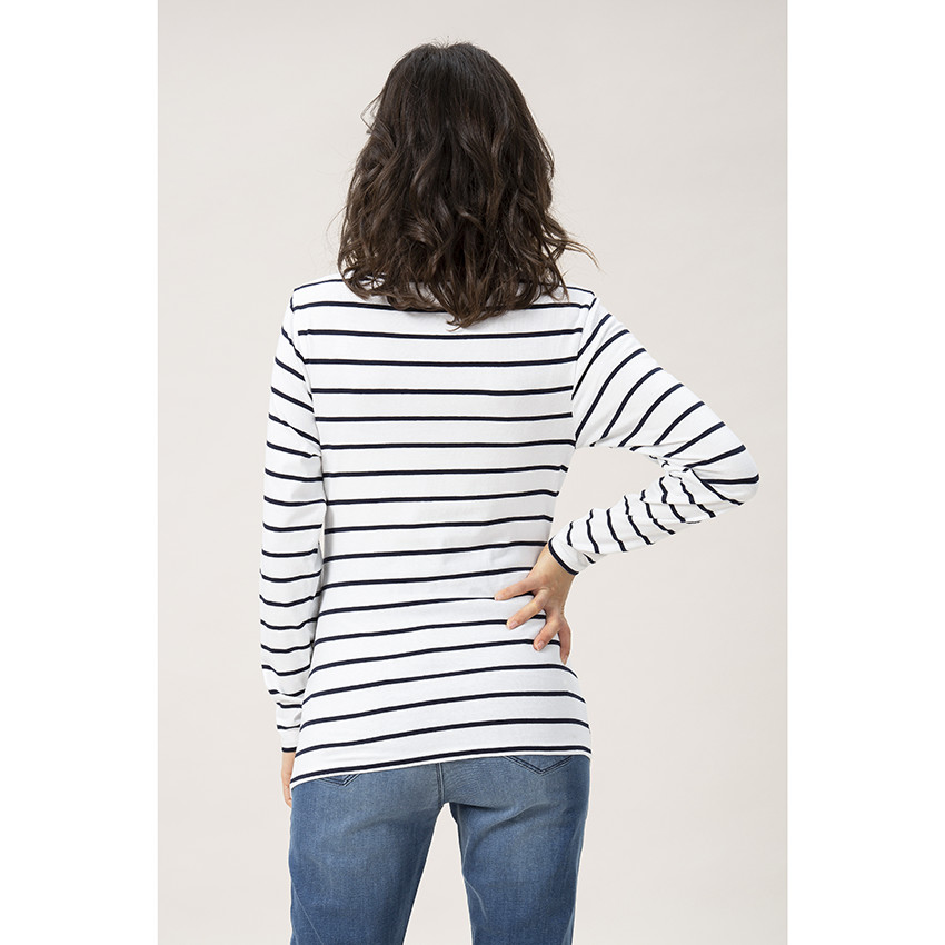 Μακρυμάνικη μπλούζα εγκυμοσύνης με μήνυμα από πούλιες 