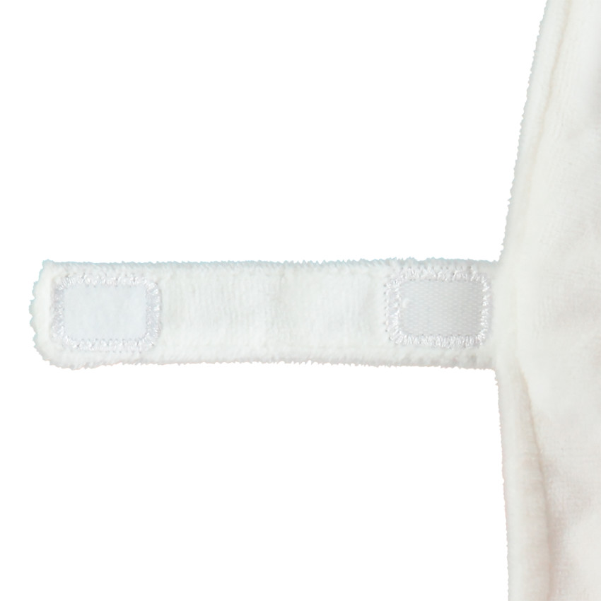 Πλατύ λούτρινο γατάκι με αυτοκόλλητο λουράκι 