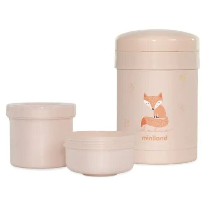 Θερμός Φαγητού 700ml Thermetic Candy Pink Miniland  