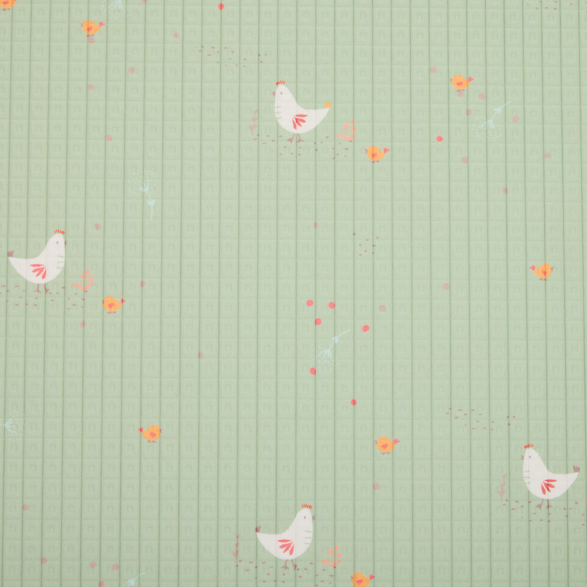 Χαλάκι δραστηριοτήτων από βαμβάκι με καπιτονέ εφέ 