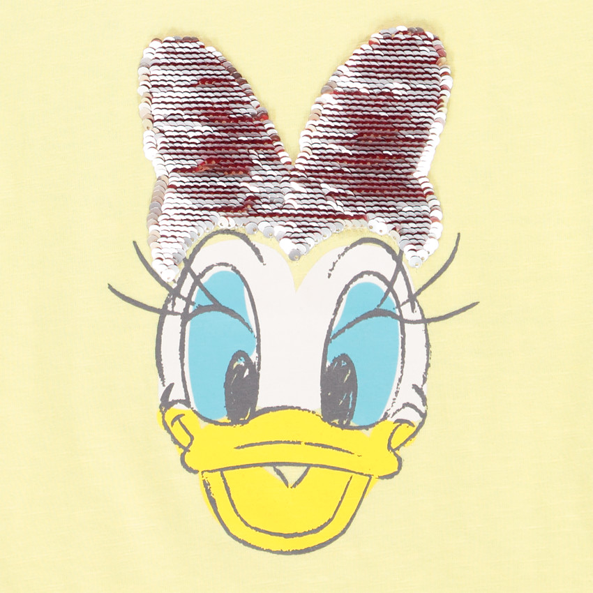 T-shirt κοντομάνικο με βολάν με μαγικές παγιέτες Daisy Disney για κορίτσι Main T-shirt κοντομάνικο με βολάν με μαγικές παγιέτες Daisy Disney για κορίτσι