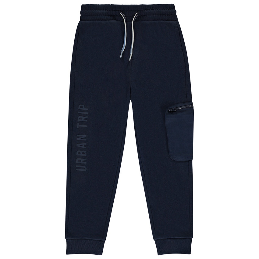 Jogging molleton à poche zippée garçon 