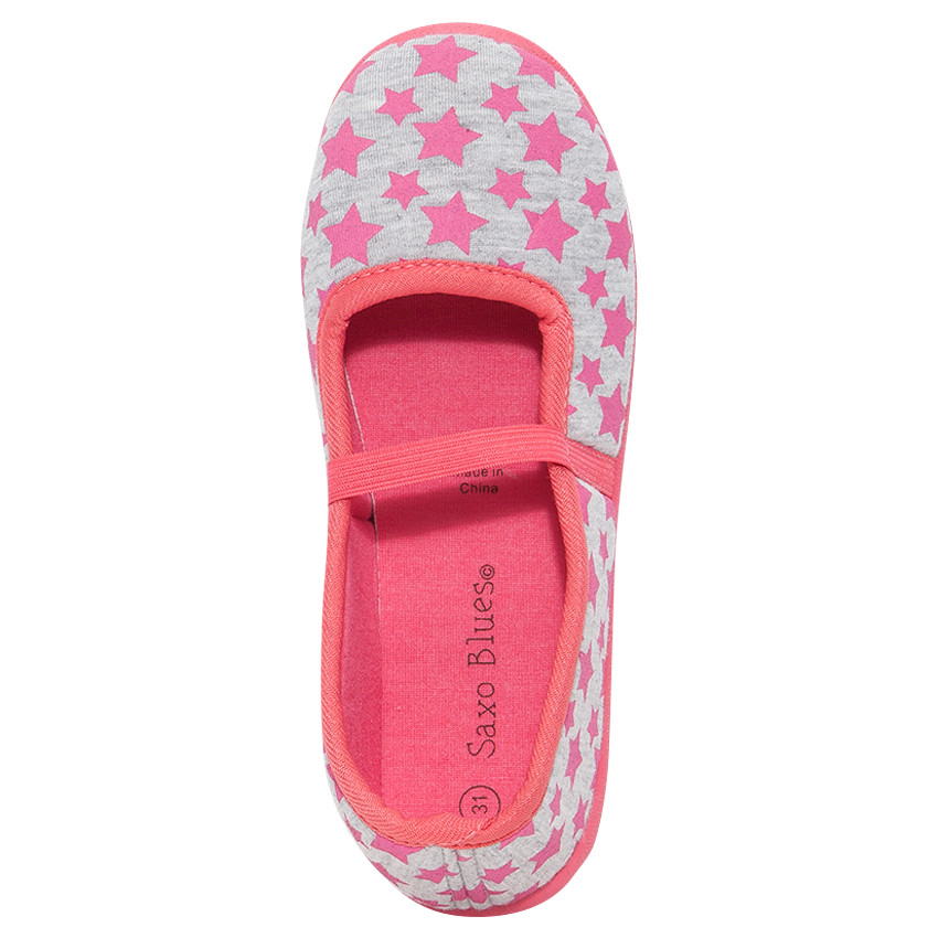 Εμπριμέ παντοφλάκια με μοτίβο αστέρια, μεγέθη από 28 έως 35 