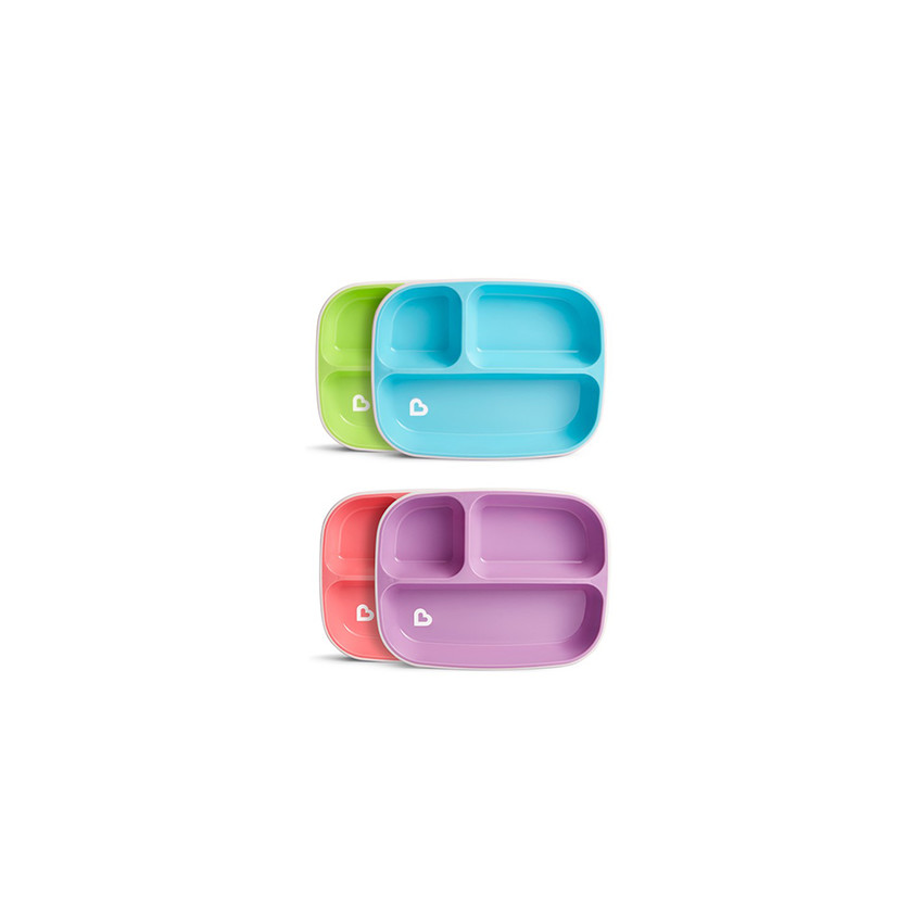 Πιάτα Με Διαχωριστικά Και Αντιολισθητική Βάση - 2 τεμ. 