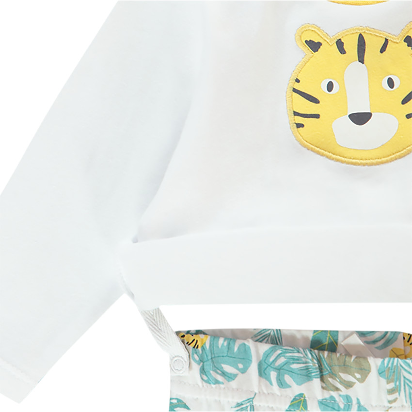 Pyjama 2 pièces imprimé jungle pour bébé garçon 