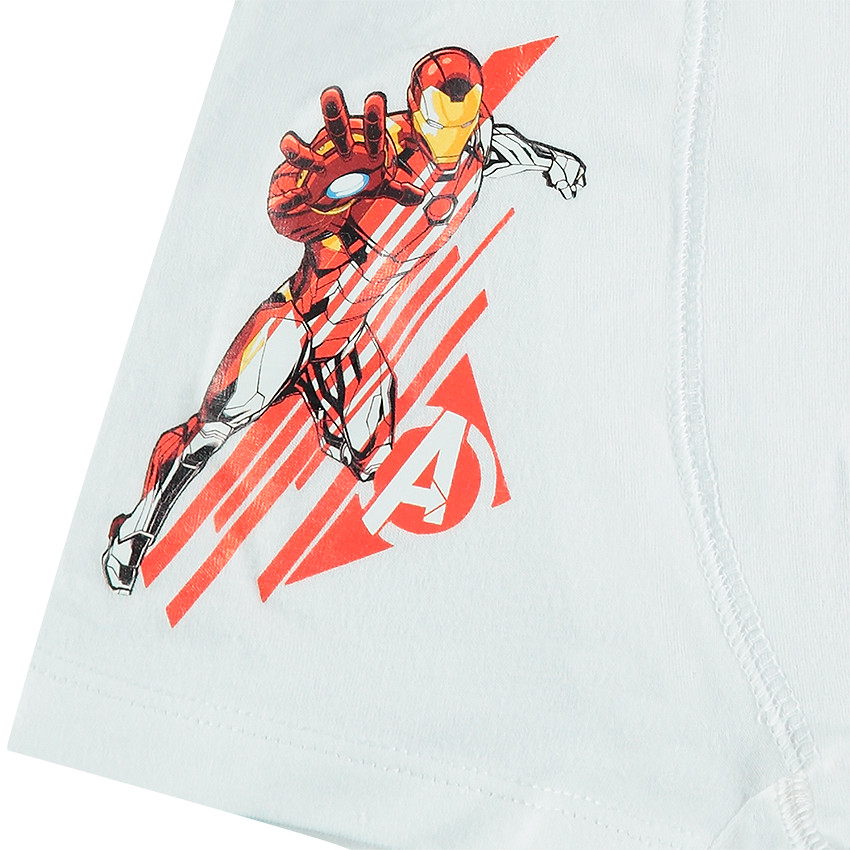 Σετ 2 βαμβακερά μποξεράκια με τυπωμένους ήρωες Εκδικητές ©Marvel 