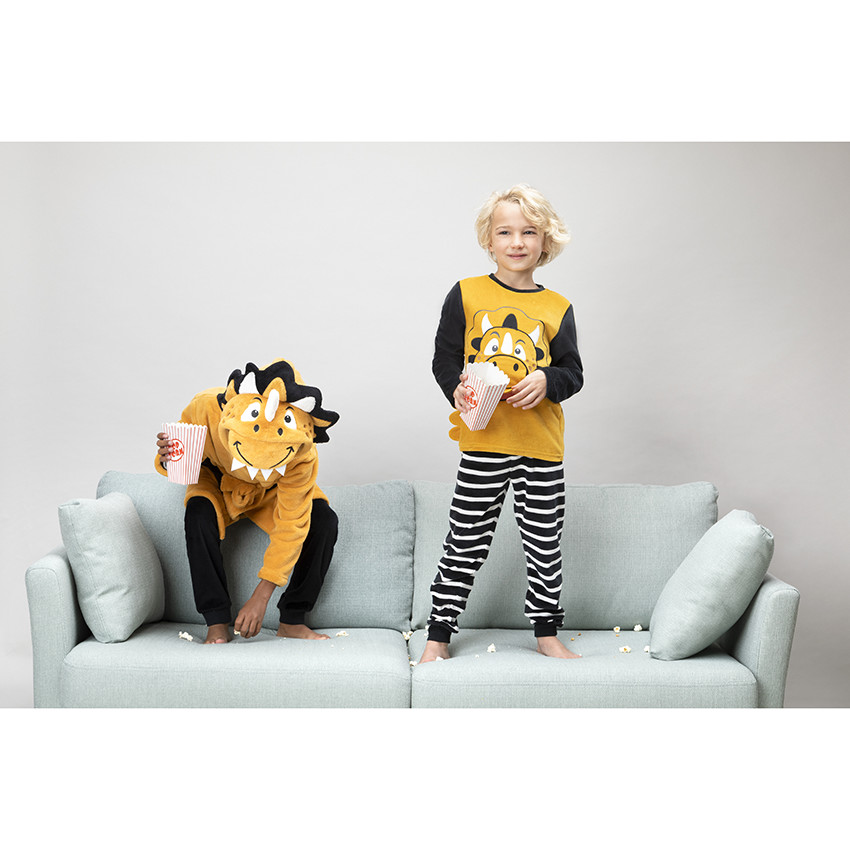 Ρόμπα sherpa με κουκούλα  για αγόρι 