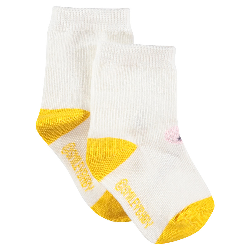 Lot de 2 paires de chaussettes Smiley Baby 