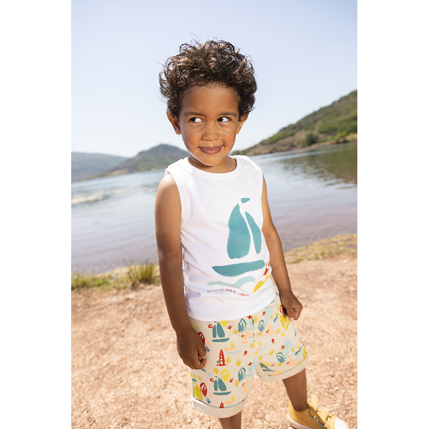 Ensemble de plage débardeur + bermuda pour bébé garçon   Additional Ensemble de plage débardeur + bermuda pour bébé garçon