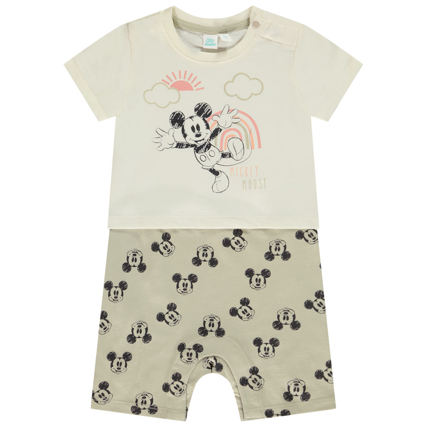 Combi κοντό effet 2 σε 1 Mickey Disney για bebe αγόρι 