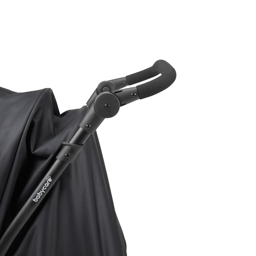 Διπλή καρότσα για κοντινής ηλικίας παιδιά μαύρη 