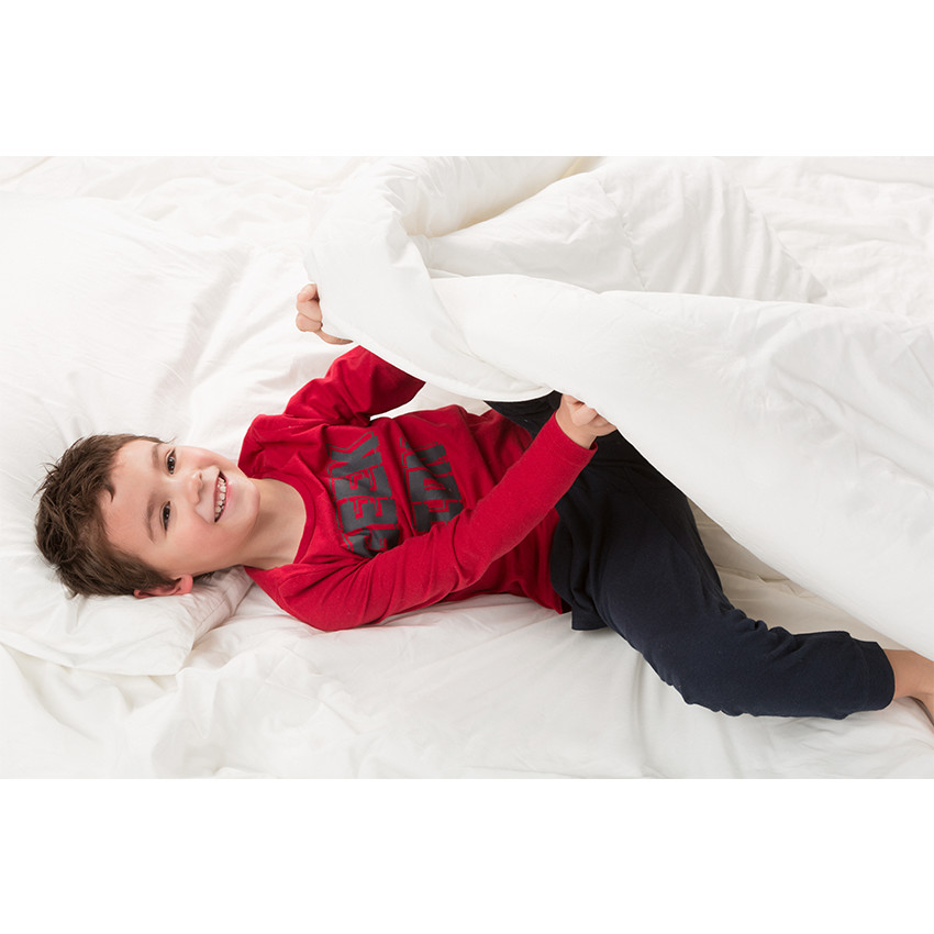 Δίχρωμη πιτζάμα από ζέρσεϊ με τυπωμένο μήνυμα  Additional Δίχρωμη πιτζάμα από ζέρσεϊ με τυπωμένο μήνυμα