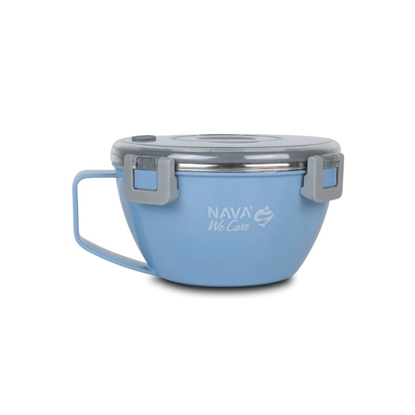 Δοχείο Φαγητού-Θερμός Ανοξείδωτο Στρογγυλό "We Care", Πράσινο 850ml 