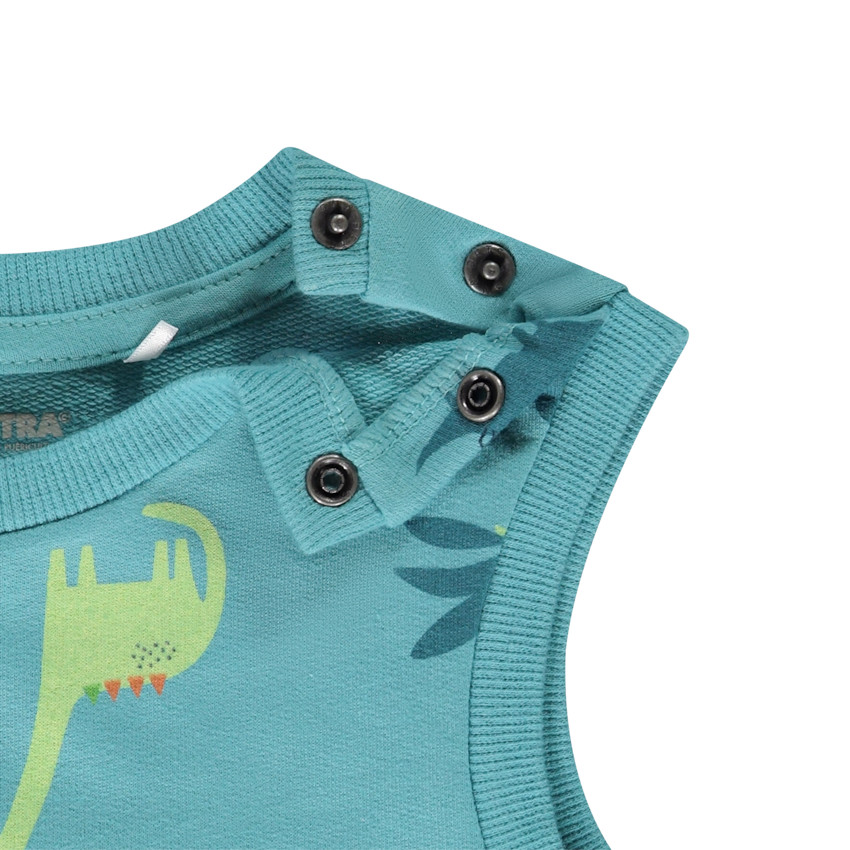 Combi κοντό σε πλεκτό με σχέδιο δεινόσαυρους για bebe αγόρι  Additional Combi κοντό σε πλεκτό με σχέδιο δεινόσαυρους για bebe αγόρι