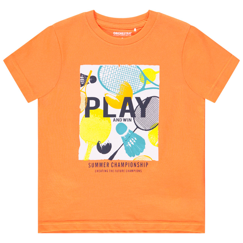 T-Shirt κοντομάνικο με σχέδια για αγόρι Main T-Shirt κοντομάνικο με σχέδια για αγόρι