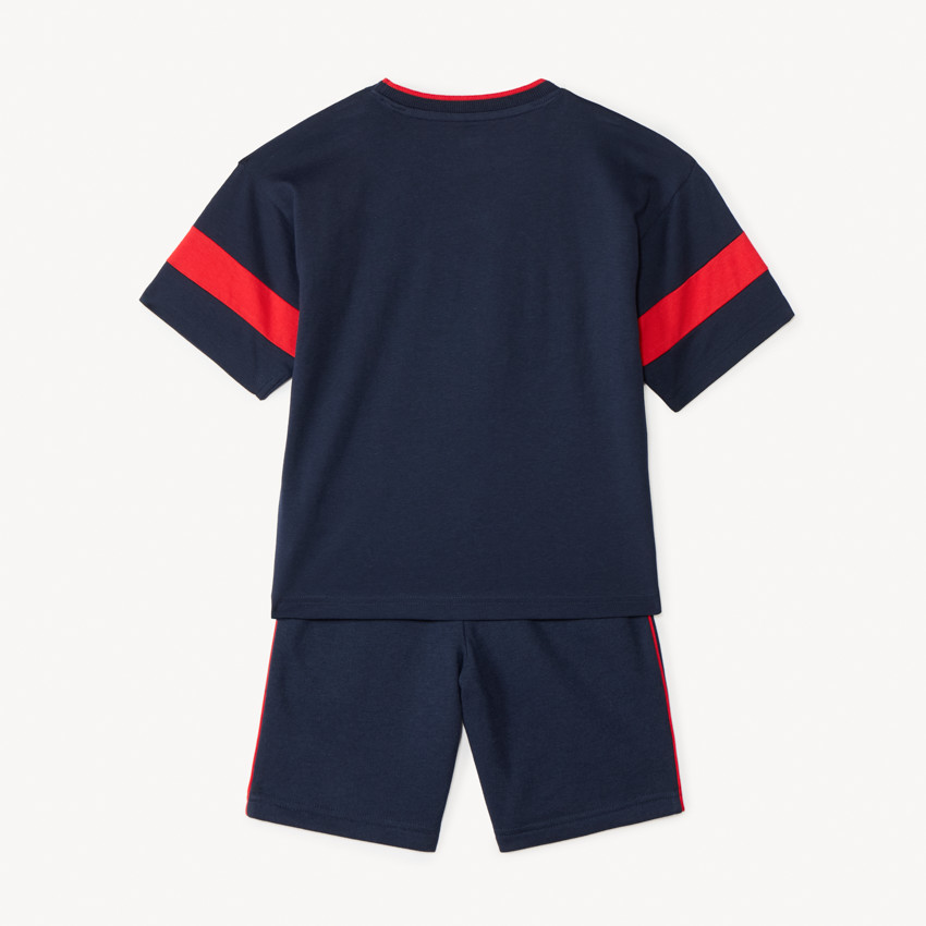 Συγκρότημα t-shirt + βερμούδα Captain America Marvel για αγόρι 