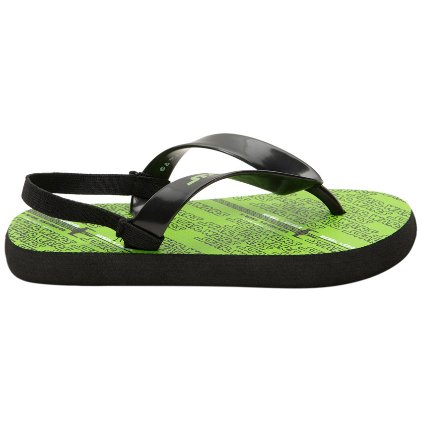 Σαγιονάρες μαύρο-πράσινο με τύπωμα Star Wars 