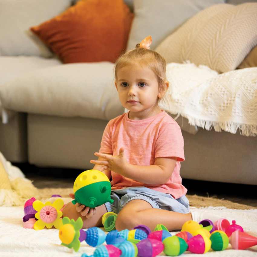 Βρεφικό παιχνίδι 2 Μπάλες αφής 8τεμ. χάντρες lalaboom   Additional  Βρεφικό παιχνίδι 2 Μπάλες αφής 8τεμ. χάντρες lalaboom