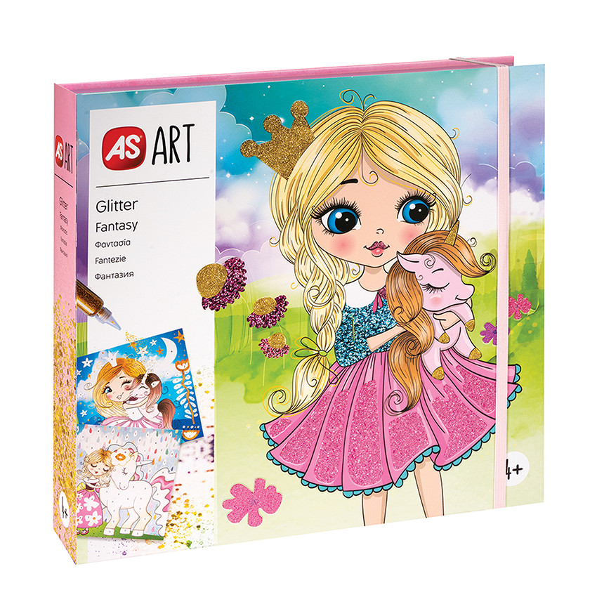 Χειροτεχνία Με Γκλίτερ Πριγκίπισσες Glitter Fantasy AS Art   