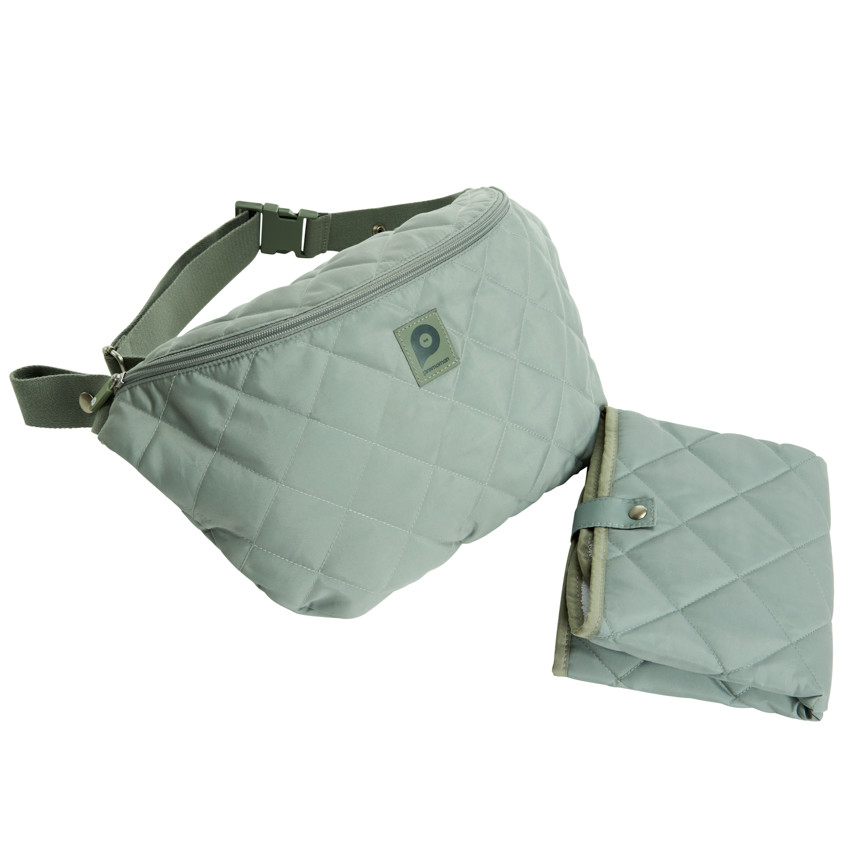 Τσάντα Αλλαγής Χιαστί Με Μαξιλαρωτό Πατάκι Stockholm -Πράσινο 