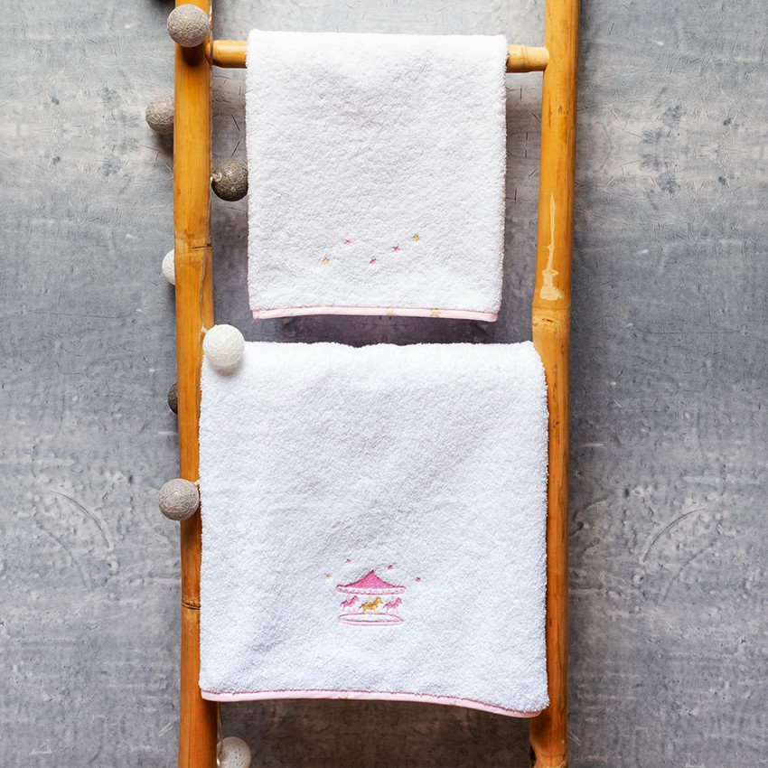  Σετ πετσέτες 2 τμχ carousel ροζ  