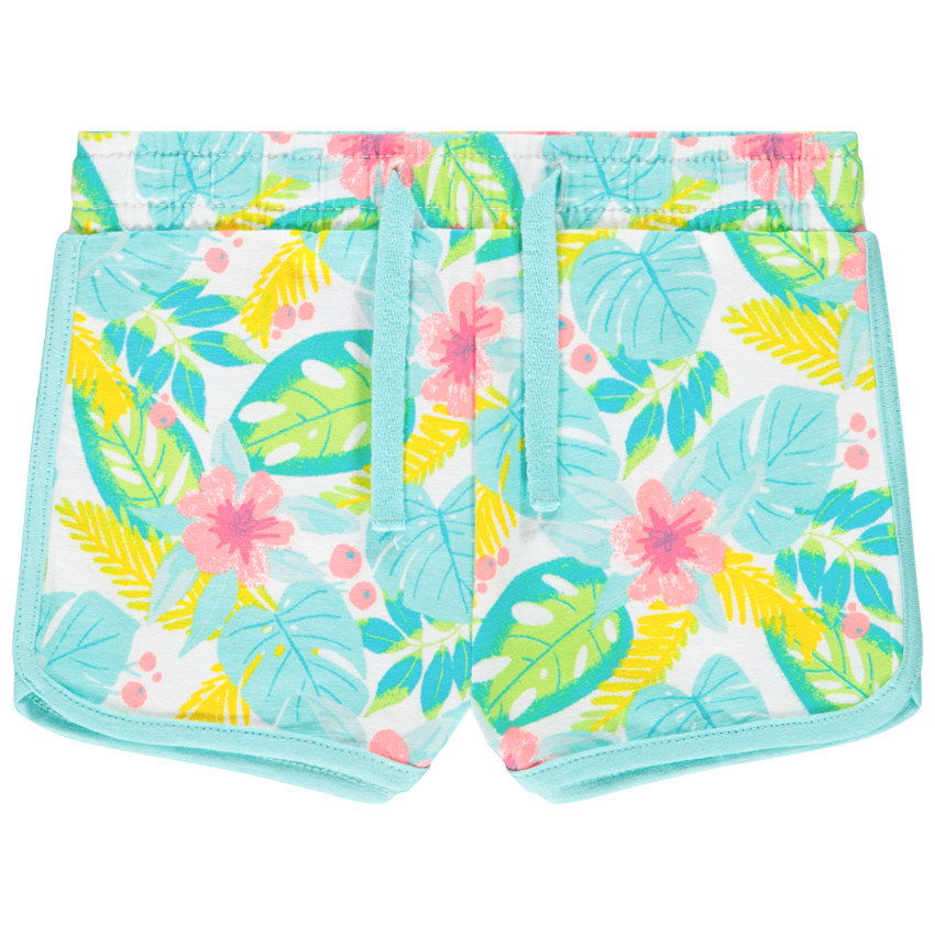 Σορτς με print για bebe κορίτσι 